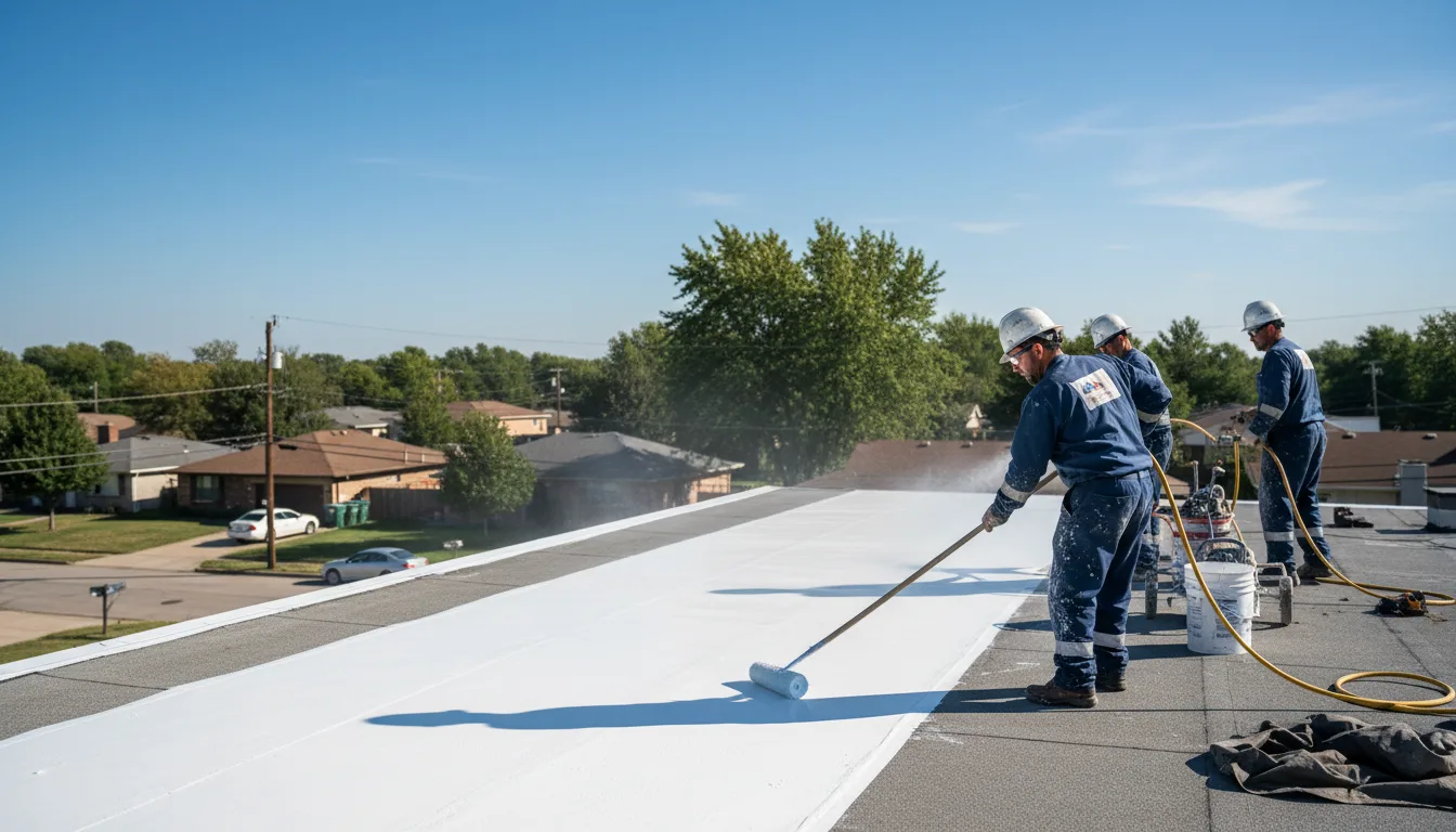 Commercial roof coating in Elmer, MO near me
